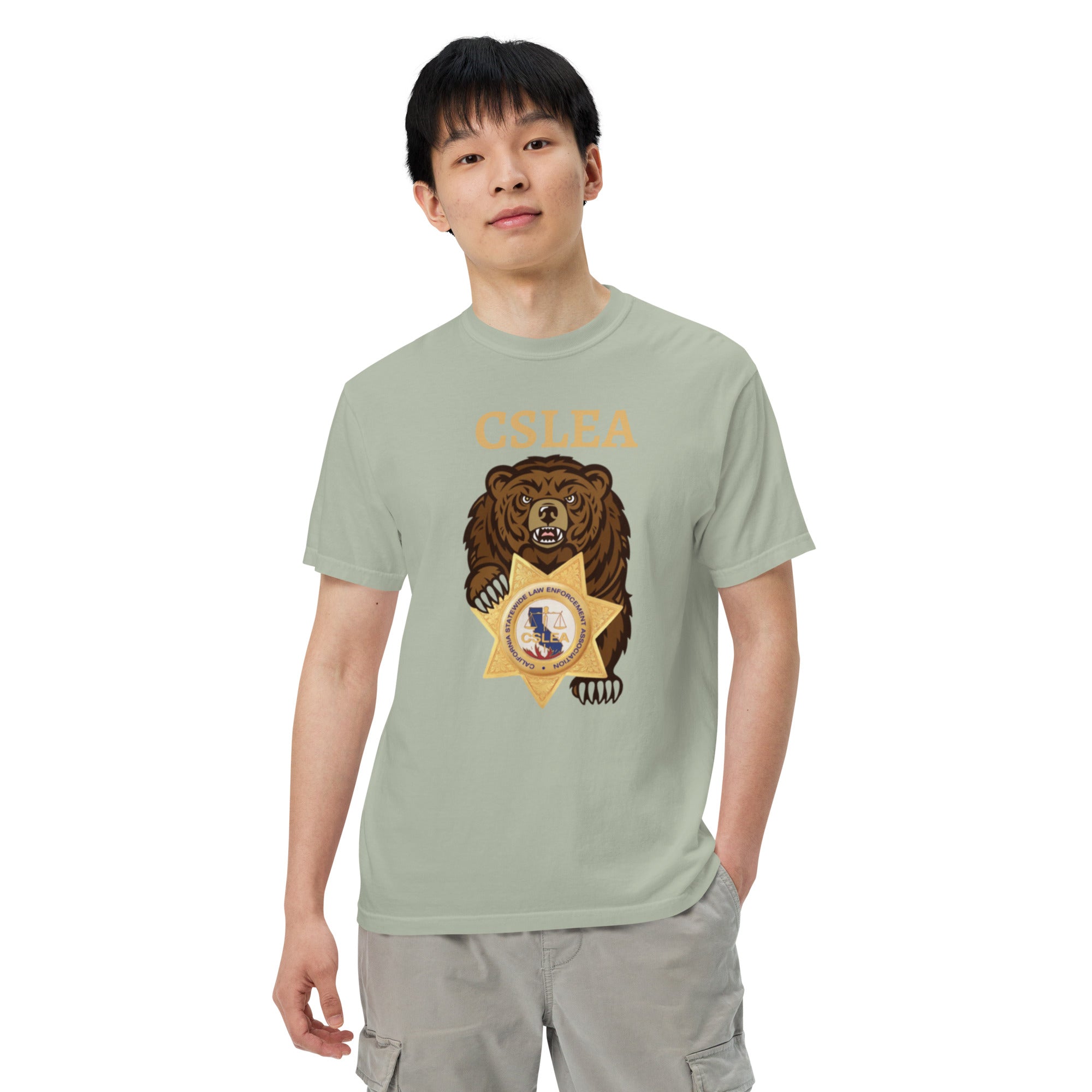 Unisex garment-dyed heavyweight t-shirt