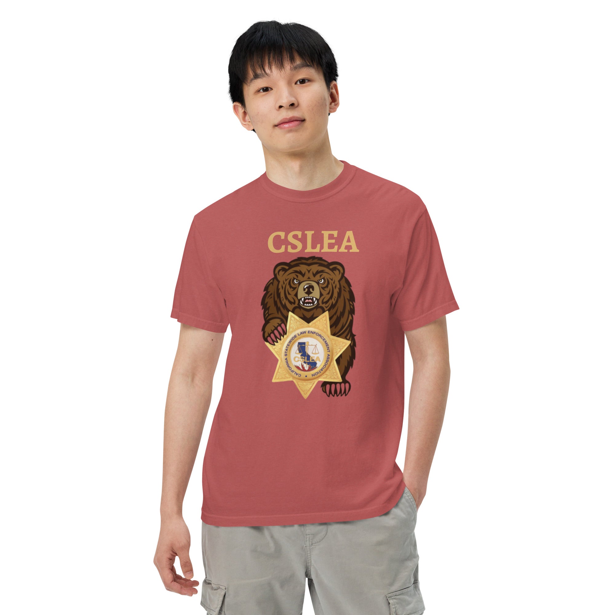 Unisex garment-dyed heavyweight t-shirt