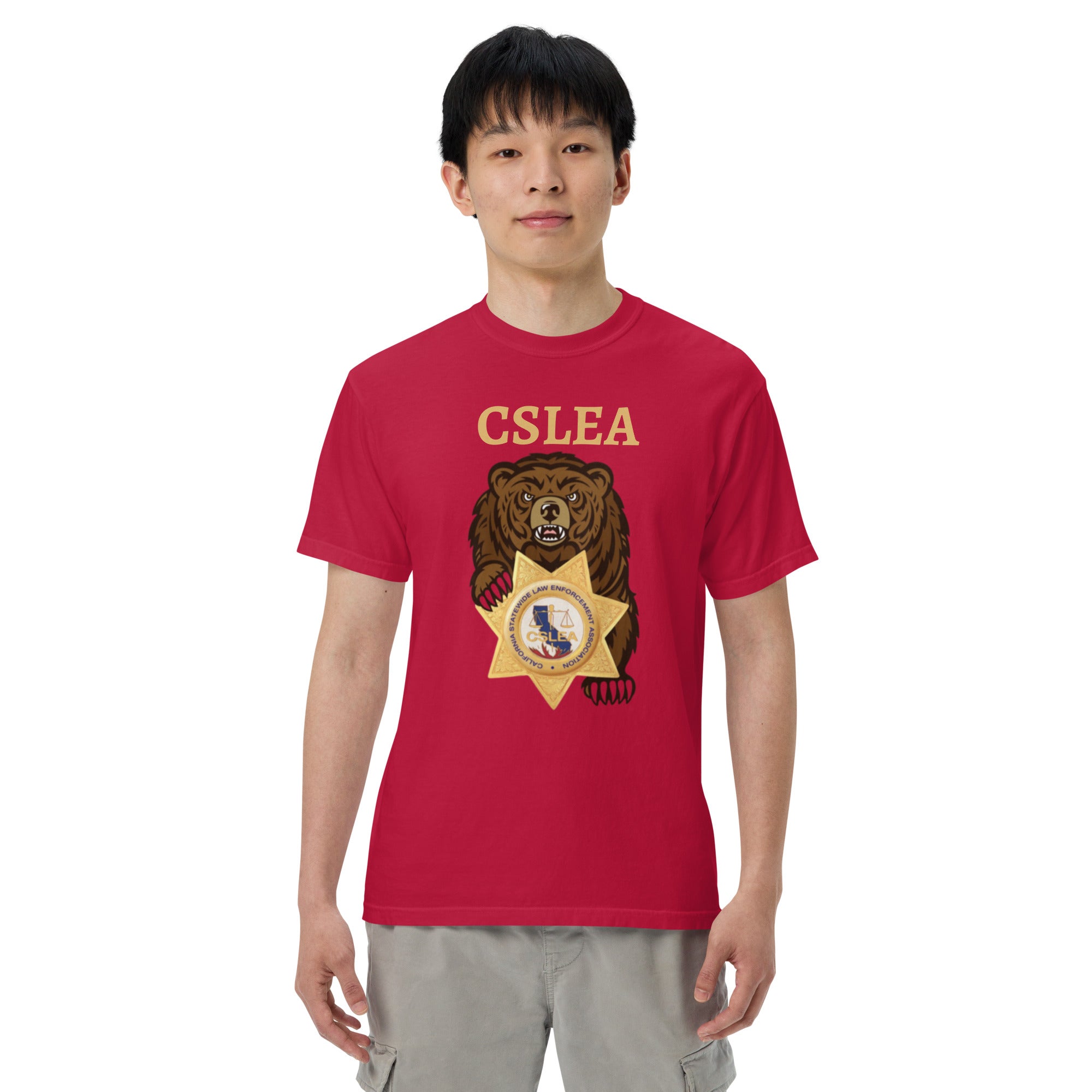 Unisex garment-dyed heavyweight t-shirt