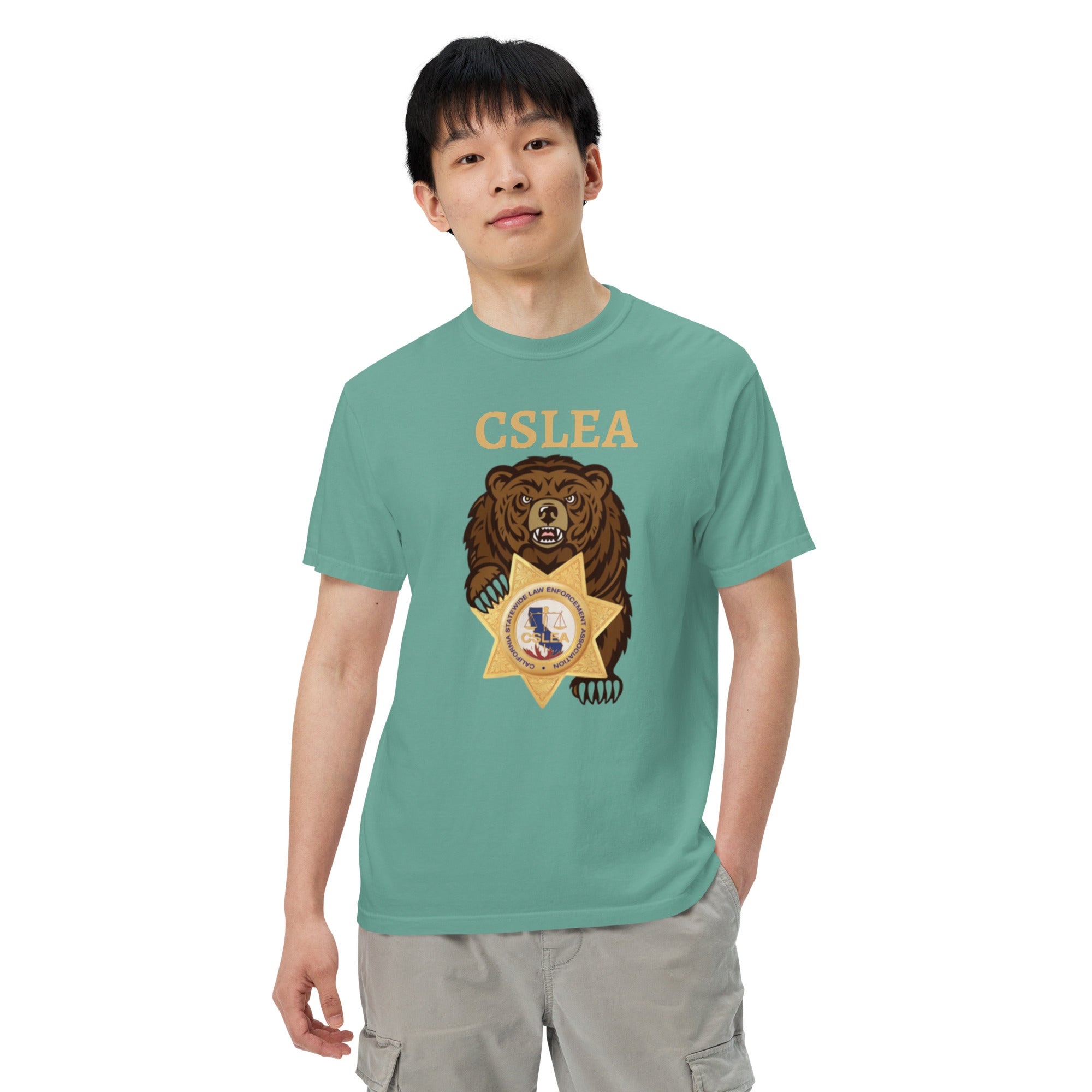 Unisex garment-dyed heavyweight t-shirt