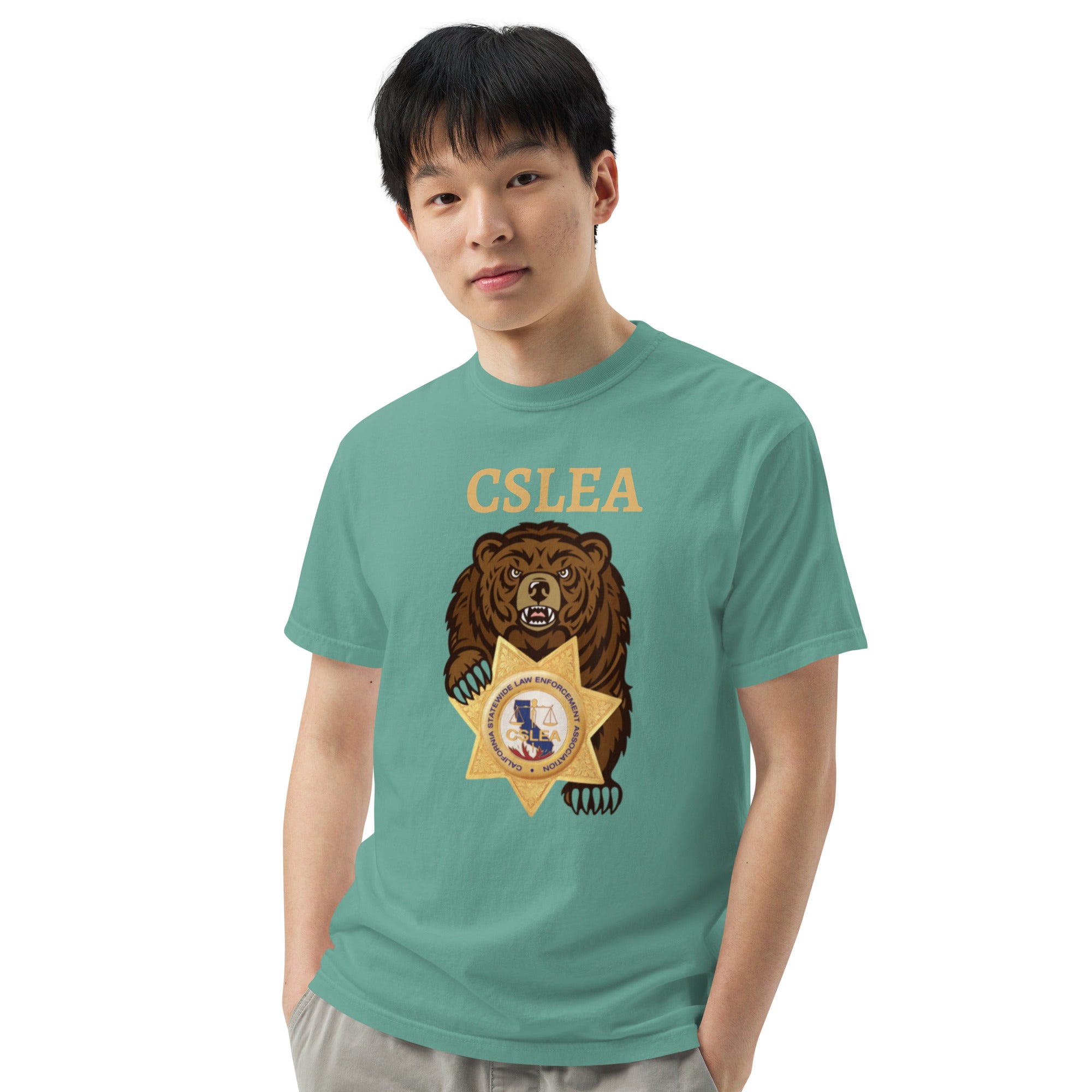 Unisex garment-dyed heavyweight t-shirt