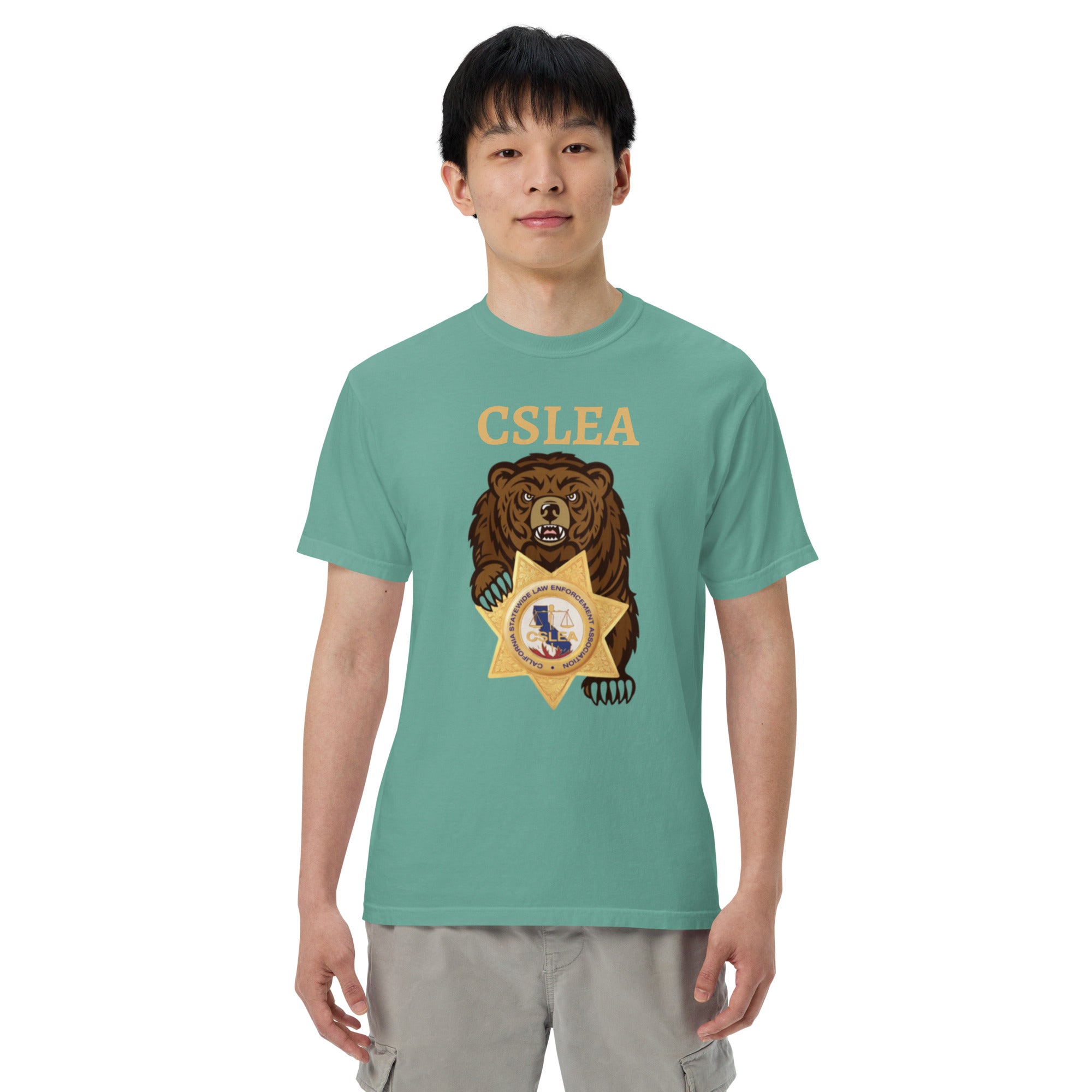 Unisex garment-dyed heavyweight t-shirt