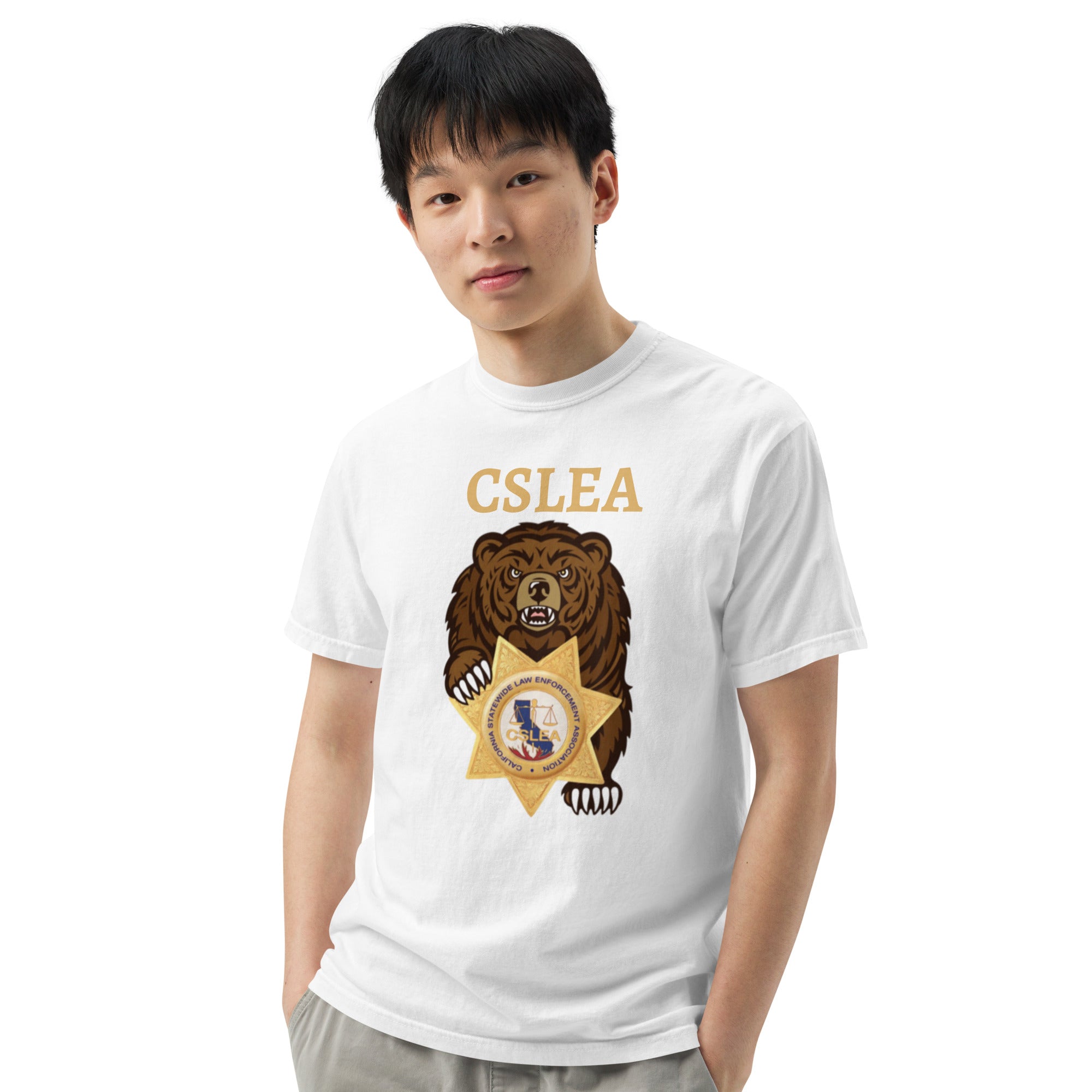 Unisex garment-dyed heavyweight t-shirt